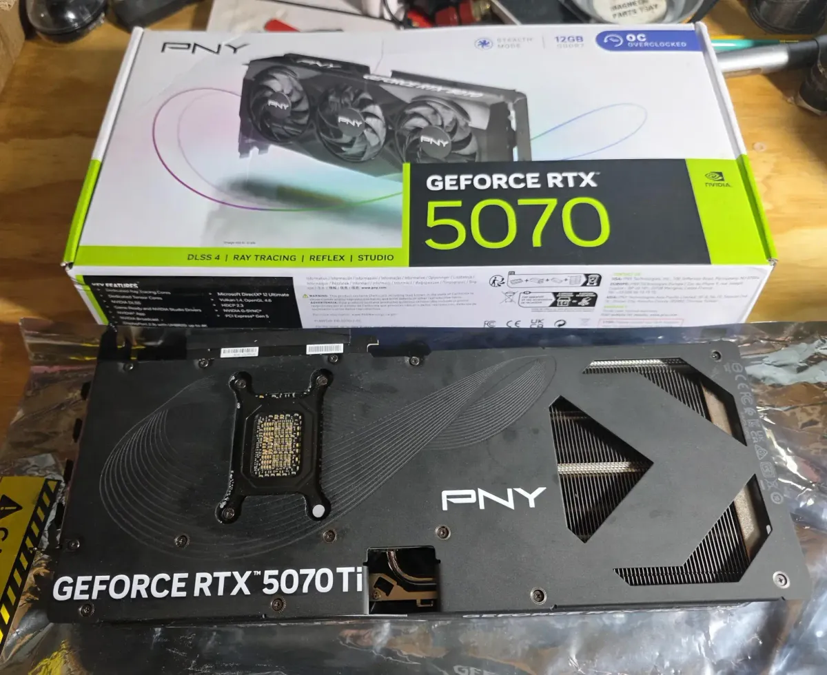 PNYの神対応──故障したRTX 5070が上位モデルで返ってきた
