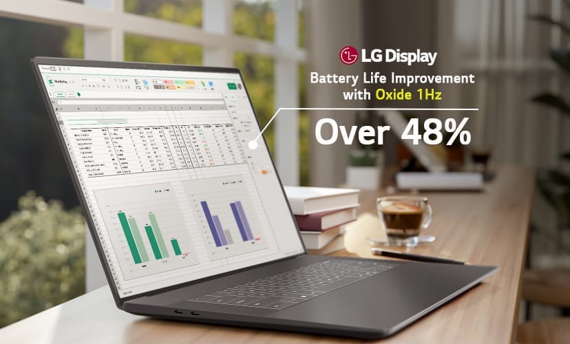 LGの1Hz液晶がノートPCのバッテリー常識を書き換える
