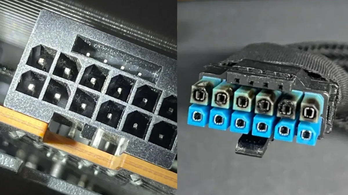 RX 9070 XTコネクタ焼損9件目、全て同じ青アダプター