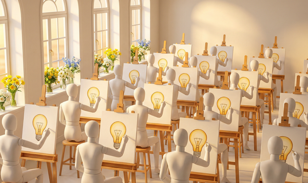 AIの創造性は「均質」だった──22モデルで実証された同質化の構造