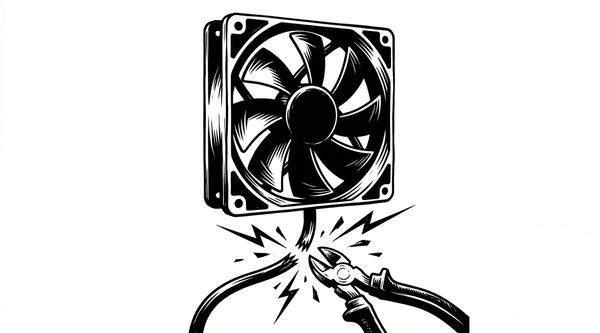 冷却ファンの配線を「うるさいから」切断したエンジニアの顛末