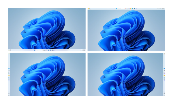 Windows 11のタスクバー、動くだけでなく「縮む」時代へ