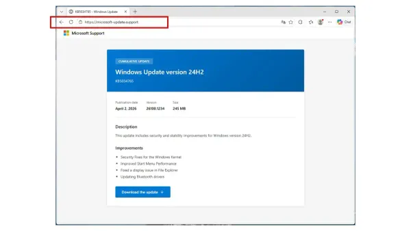 Windows 11 24H2偽更新サイト、検出ゼロのマルウェア配布