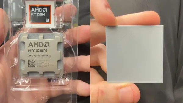 Ryzen 9 9950X3D、箱を開けたら中身が空だった