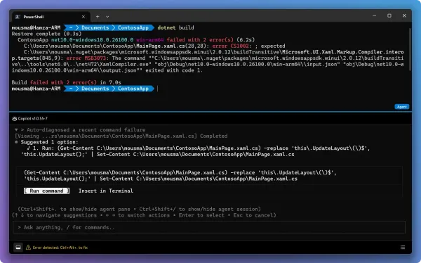 Windowsターミナルが分岐、AI統合の新アプリへ