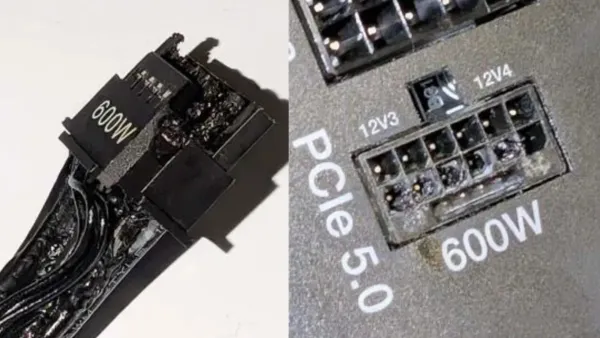 GeForce RTX 5090のコネクタが溶けた。テスト機で。レビュアーの環境で。