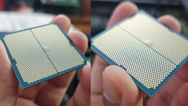 Ryzen 9 9900Xが突然死。基板裏に膨れた「水ぶくれ」