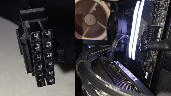 RTX 5090の16ピンケーブルは「点検のたびに抜く」と壊れる